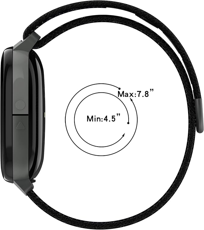 Compatible with Fitbit Ace LTE, Quick Release Nylon HOOK LOOP Sport Strap Accessory Fit for Fitbit Ace LTE Band, Rainbow