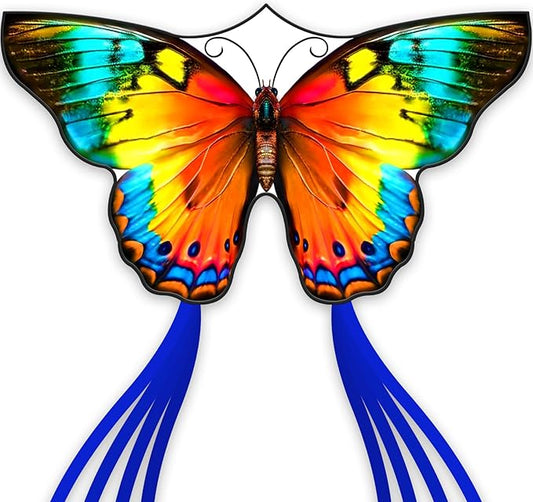 Butterfly Kites for Kids and Adults,Extremely Easy to Fly for Beginners,Single Line String with