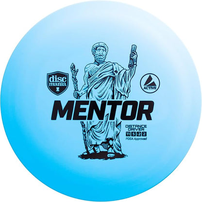 Discmania Disc Golf Starter Kit (4 Pack) | Active Line Beginner Disc Golf Set | Shogun, Maestro, Magician & Mentor | Base Plastic, Easy to Throw | Ideal Gift for New Players (Colors May Vary)