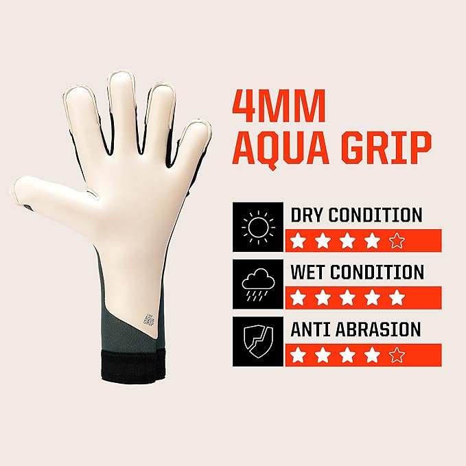 T1TAN Dark/Red Beast + LC - Goalkeeper Gloves - Without Finger Protection - Soccer Goalkeeper Gloves - Different Sizes & Colors