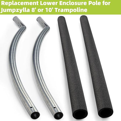 Trampoline Poles Replacement for Skywalker Or Jumpzylla,Galvanized Trampoline Enclosure Pole for Skywalker or Jumpzylla,Replace Parts#4201 4202 4135 OR for Jumpzylla 8ft 10ft&12ft 14ft