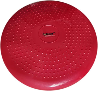 AppleRound Inflated Wobble Cushion with Hand Pump, Air Stability Board (Extra Thick), Core Balance Disc for Adults, Sensory Wiggle Seat for Kids, Flexible Seating for All Age, 13.5in / 34cm Diameter