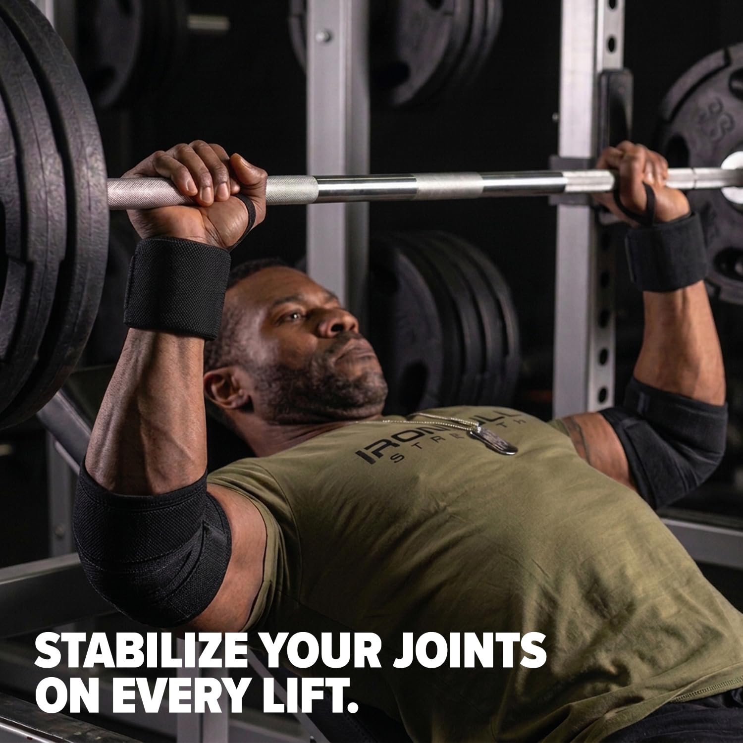 Wrist Wraps for Weightlifting & Powerlifting (18") - Premium Quality Wrist Straps for Weight