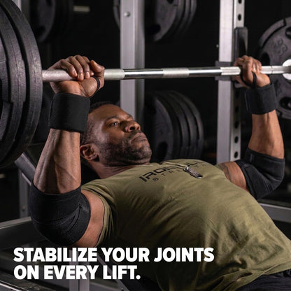 Wrist Wraps for Weightlifting & Powerlifting (18") - Premium Quality Wrist Straps for Weight