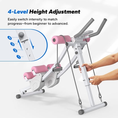 MERACH Ab Machine, Adjustable Ab Trainer Machine, AB Workout Equipment