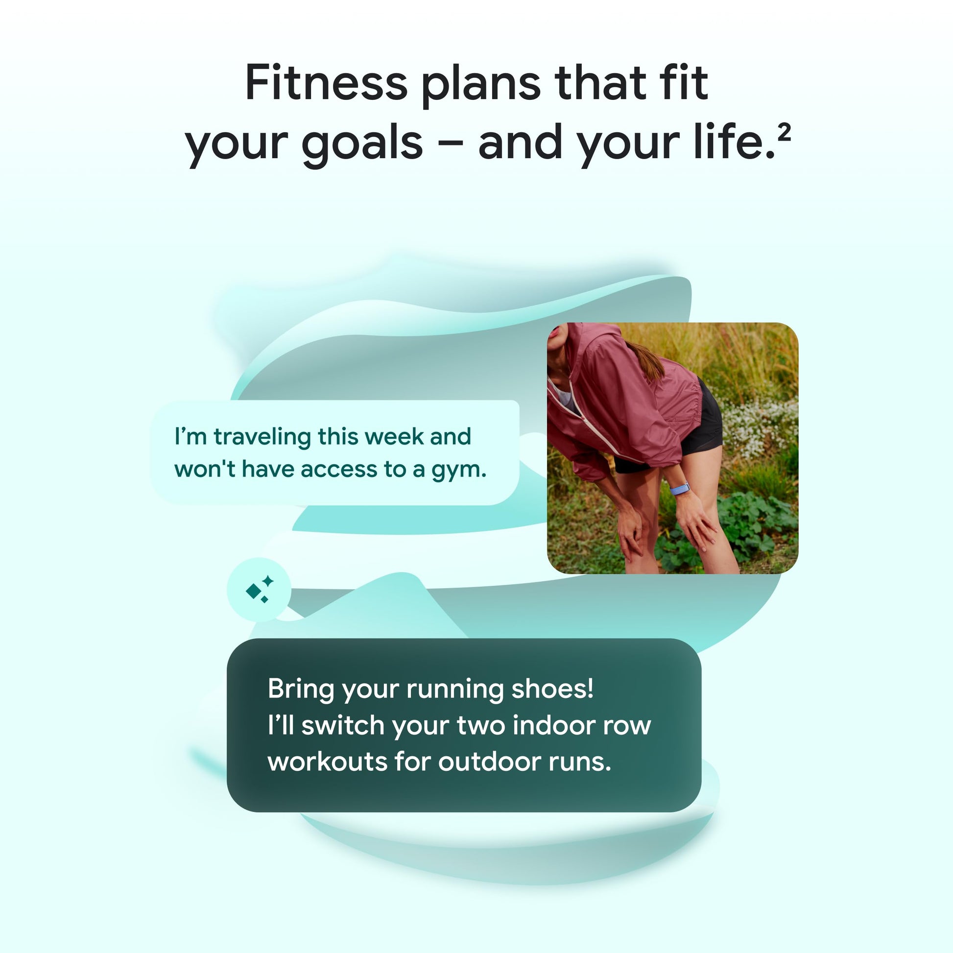 Google Fitbit Air Performance Loop Band - One Size - Obsidian