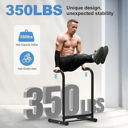 RELIFE REBUILD YOUR LIFE Dip Station Functional Heavy Duty Dip Stands Fitness Workout Dip bar Station Stabilizer Parallette Push Up Stand