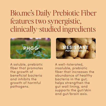 Daily Prebiotic Fiber Powder Chai - 7g Per Serving - Soluble & Insoluble Fiber Supplement Powder for Women & Men - Digestive Health & Gut Health - GLP-1 Friendly, Sugar Free - 30 Servings