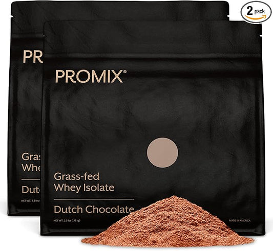 ProMix Nutrition Whey Protein Isolate Powder, Chocolate - Grass-Fed - ­Post Workout Fitness &