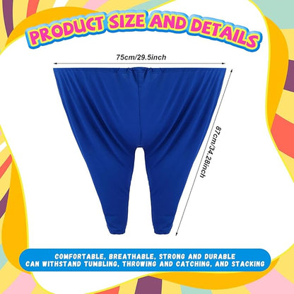 4 Pcs Granny Pants Yard Game Giant Pants Outdoor Game for Adults Outdoor Recreational Tossing & Catching Prop for Family Gatherings, Friends Party, Backyard BBQ Party