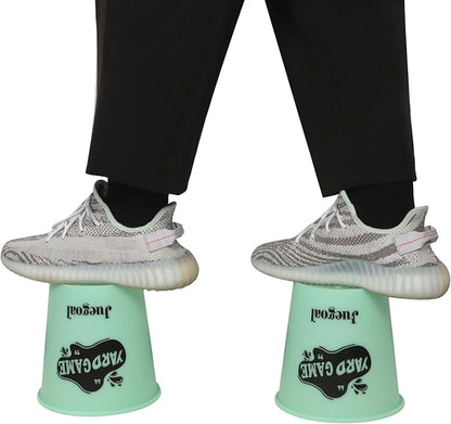 Juegoal Outdoor Giant Yard Pong Game Set Outdoor Toss Game Throwing Game for Beach, Camping, Lawn and Backyard