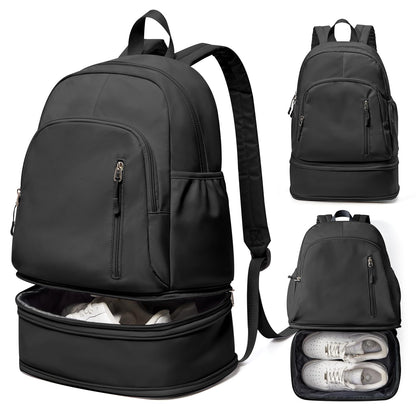 VENATIN Gym Backpack for Women Men,Cheer bag,Lightweight Gym Bag with Shoe Compartment, Waterproof