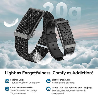 Fitness Tracker,Wearable Health Smart Bracelet Band with Blood Oxygen 170+ Sport Mode 60-Day Battery,Lifetime Membership,Activity Tracking Heart Rate Sleep Monitor for Android iOS,2 Bands