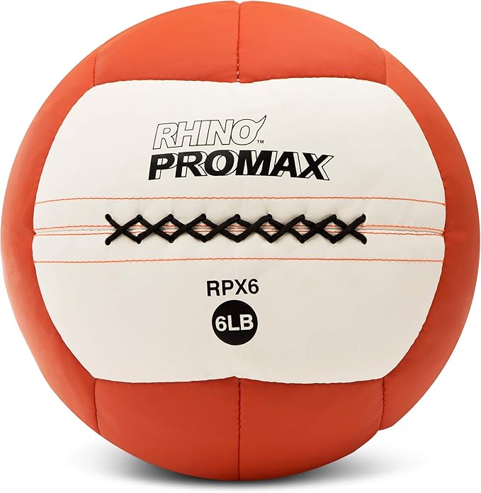 Champion Sports RPX16 Rhino Promax Slam Balls, 16 lb, Soft Shell with Non-Slip Grip, Medicine Wall Exercise Ball for Weightlifting, Plyometrics, Cross Training, & Home Gym Fitness
