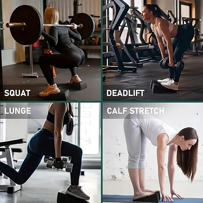 Squat Wedge - Slant Board Calf Stretcher Incline Board, Adjustable Lightweight EPP Squat Wedges, 520 lbs Slant Board for Calf Stretching, For exercise, squatting, ankle mobilization and physical therapy