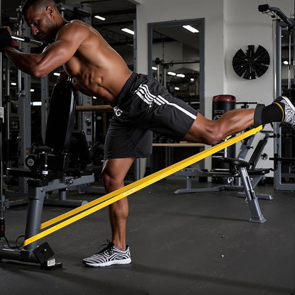 Exercise Bands，Set of 6 Resistance Bands for Working Out,Pull Up Bands Set,at Home Workout Equipment,Workout Bands for Men and Women,Instruction Guide and Carry Bag Included