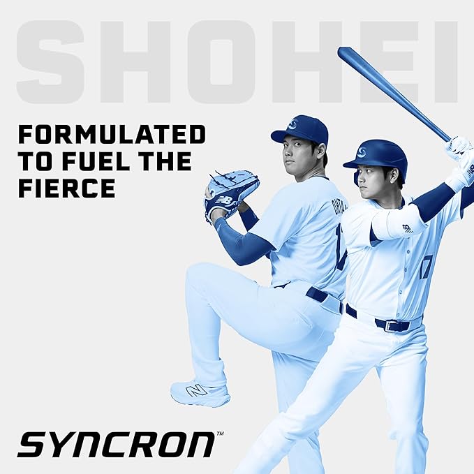 Syncron Post Workout Sports Drink Endorsed by Shohei Ohtani, Sugar Free Electrolyte Hydration, Taurine, L Arginine, BCAAs for Athletes, Watermelon Kiwi & Grapefruit Flavors, Variety 6 Pack, 16 oz