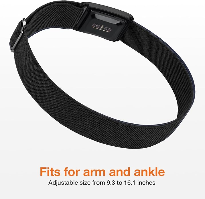 Arm Band Compatible with Whoop 5.0 Bicep Band, Soft Breathable Nylon Adjustable Strap with Case for Whoop 5.0 One Peak MG/LIFE (ECG Not Support)