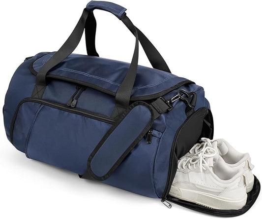 Gym Bag for Men Women With Shoe Compartment & Wet PocketWater Resistant Sports Gym Bag 、shoulder