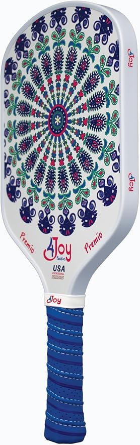 4Joy Pickleball Paddle Premio Series - Thermoformed Premium T700 Carbon Fiber Pickleball Paddless - Professional Pickleball Rackets for Women & Men - 16mm Honeycomb Core - USAP Approved