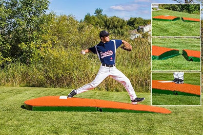 10" Full Length Oversized Practice Mound - Two-Piece - Practice Pitching Mounds