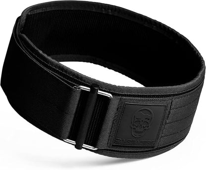 Gymreapers Quick Locking Weight Lifting Belt for Men Gym Belt for Powerlifting Deadlift Belt with 4 Inch Neoprene Metal Buckle Back Support Weightlifting Belt Women