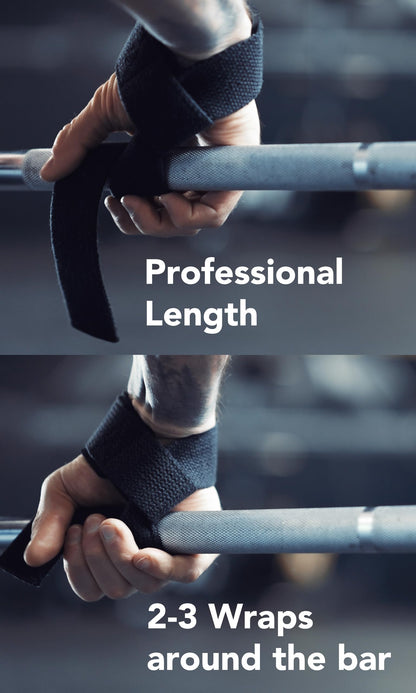 Fitgriff® Lifting Wrist Straps for Weightlifting, Gym, Deadlift, Workout (Made of Premium Cotton &