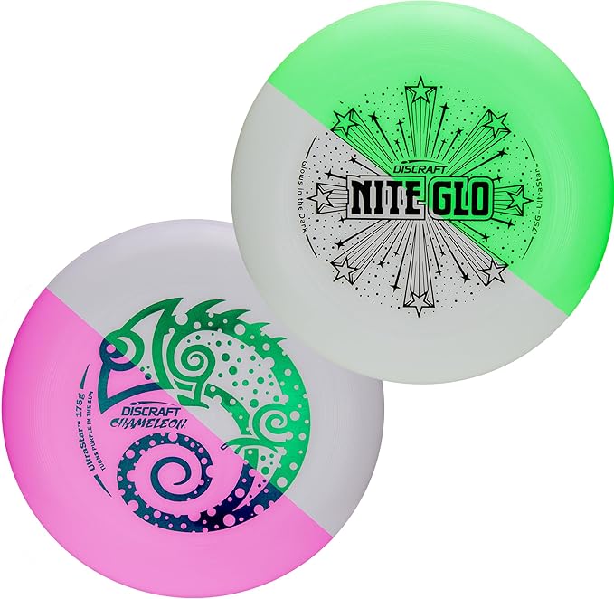 Discraft Ultrastar Ultimate Discs 1 & 2 Packs, Standard Size, for Competitive & Casual Play