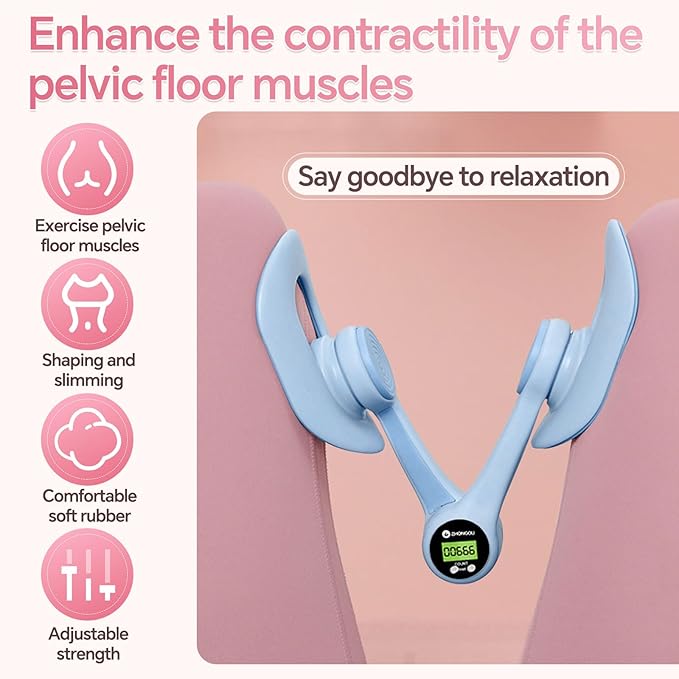 Pakalife Pilates Reformer,at Home Workout &Fitness Equipment,Thigh Exerciser&Booty Trainer for Women,Leg Press Machine for Inner Thigh,Pelvic Floor Exercise Devices