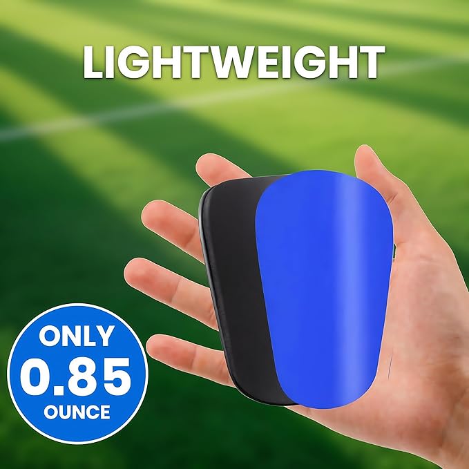 2 Pairs Mini Shin Guards Youth Soccer Tiny Shin Protective Pads Small Shin Guards Miniature Shin Pads Professional Protection for Soccer Players Kids Teenagers