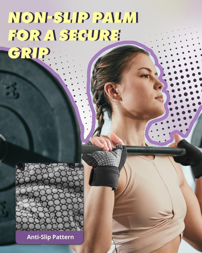 Trideer Weight Lifting Gloves for Women & Men, Wrist Support & Padded Palm