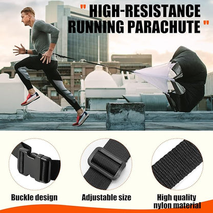 Soccer Training Equipment, Agility Speed Training Set with 20ft Speed Ladder, 12 Cones, 4 Adjustable Hurdles, Jump Rope, Parachute | Ideal for Basketball, Football Practise, for Kids, Youth, Adults