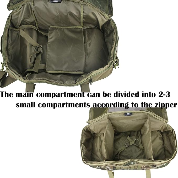 3 In 1 Tactical 30L Military Backpack Travel Duffle Bag for Weekender Gym Workout Deployment