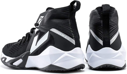VITUOFLY Kids Basketball Shoes Boys Air Cushion Sneakers Girls Mid Top School Hoops Shoes Non-Slip Outdoor Sports Running Gym Comfortable Durable Little Kid/Big Kid