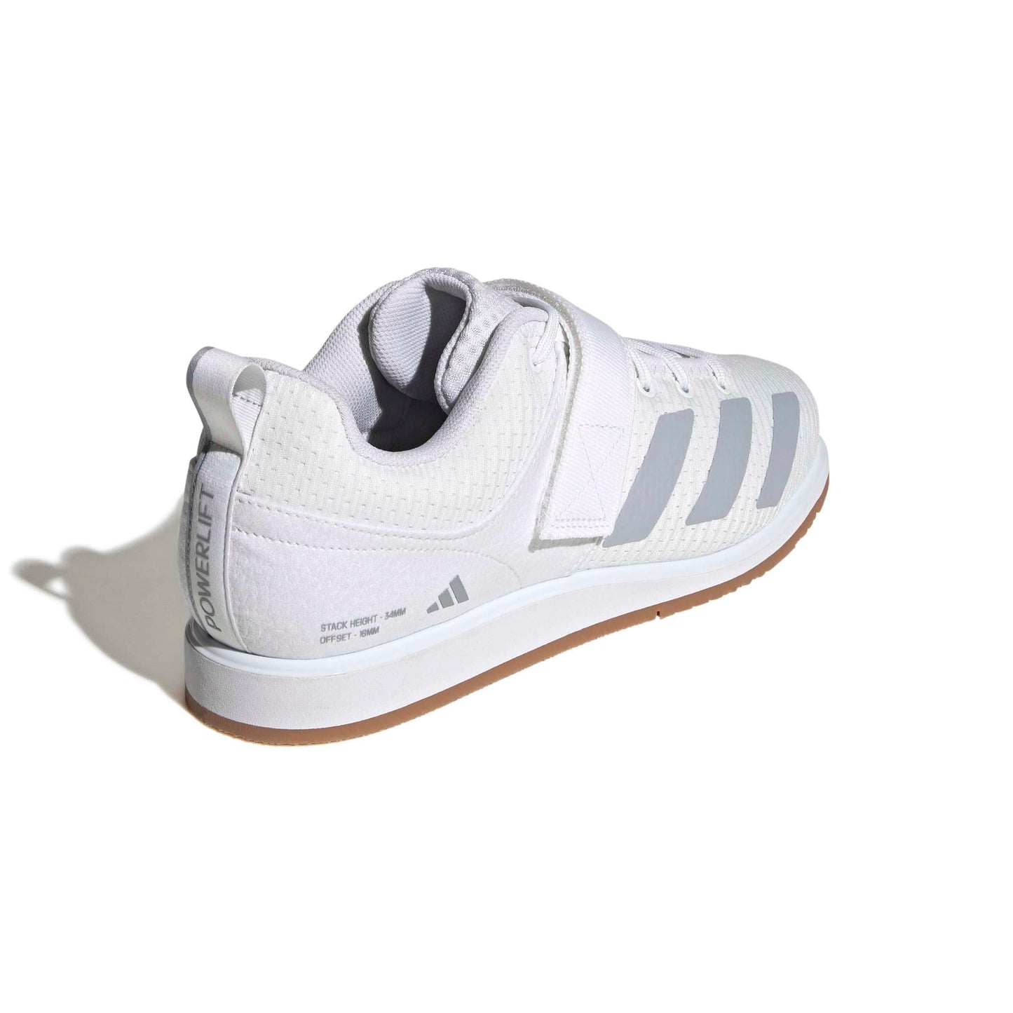 adidas Unisex-Adult Powerlift 5 Weightlifting, White/Halo Silver/Black, 9