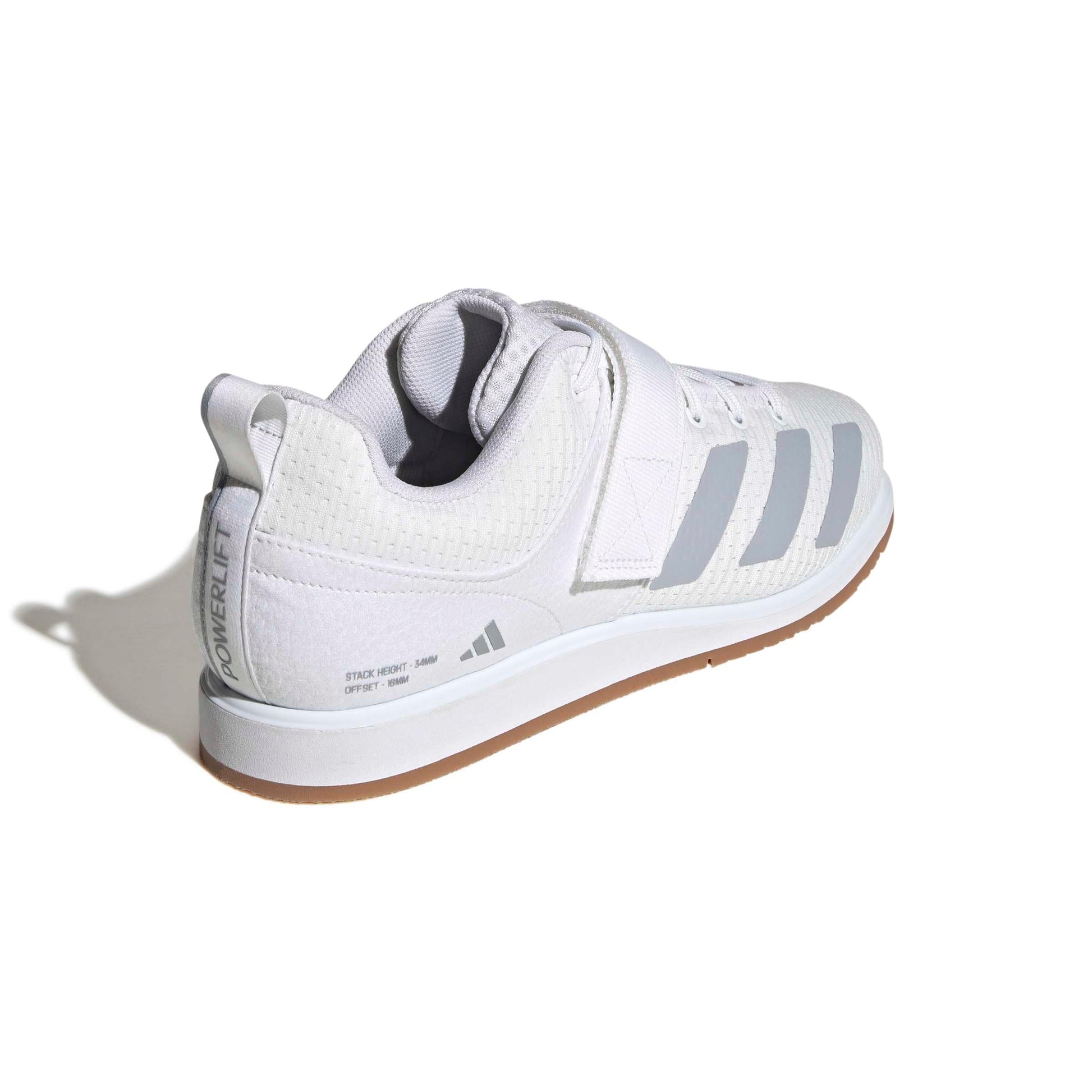 adidas Unisex-Adult Powerlift 5 Weightlifting, White/Halo Silver/Black, 9