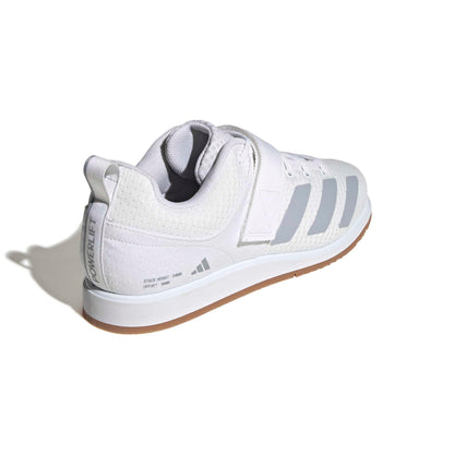 adidas Unisex-Adult Powerlift 5 Weightlifting, White/Halo Silver/Black, 9