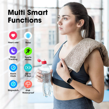 Fitness Tracker Watch with Heart Rate, Activity Tracker, Pedometer Watch