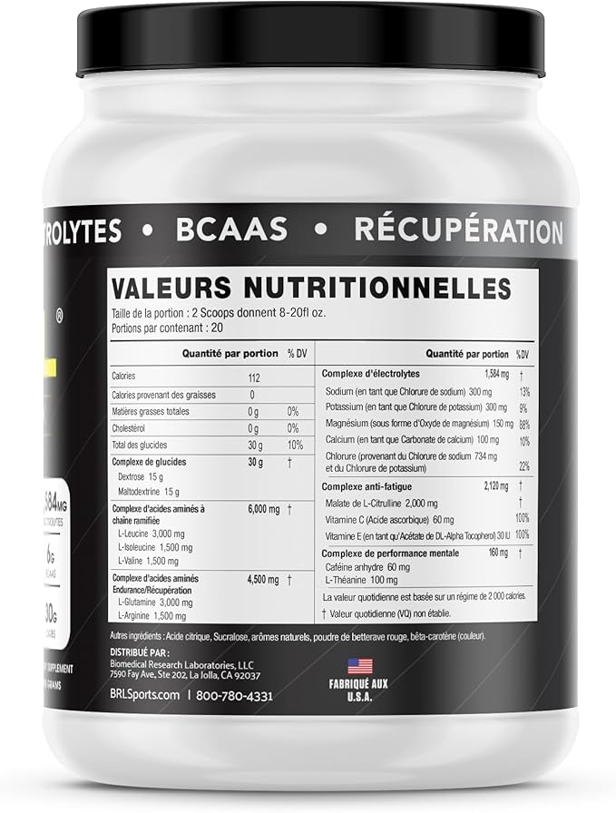 3-in-1 Endurance and Recovery, Hydration, BCAA, Electrolyte Enhanced Drink (Wild Berry)…
