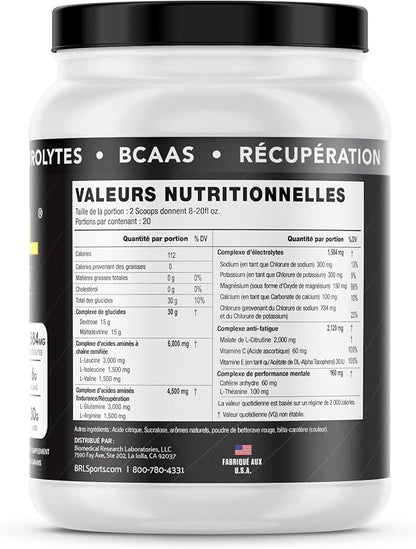3-in-1 Endurance and Recovery, Hydration, BCAA, Electrolyte Enhanced Drink (Wild Berry)…