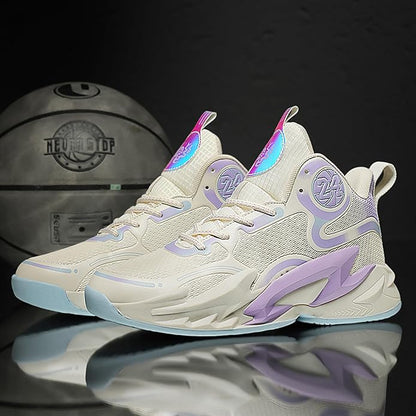 Boys Basketball Shoes Breathable Indoor Athletic Shoes Youth Outdoor Fashion Sneakers Comfortable Basketball Shoes for Girls