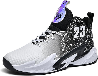Boys Basketball Shoes Breathable Indoor Athletic Shoes Youth Outdoor Fashion Sneakers Comfortable Basketball Shoes for Girls