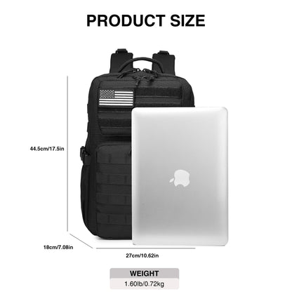Wotony Military Tactical Backpack for Men Waterproof Daypack 3 Day Assault Pack Molle Bag with