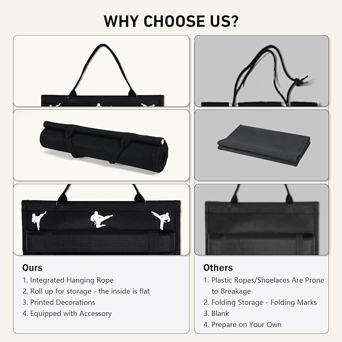 12 Belts Karate Belt Display Rack with PVC Medal Storage, Felt Taekwondo Belt Display Holder, Felt Martial Arts Belt Rack Present for Martial Art Learner & Students (Stud Included)