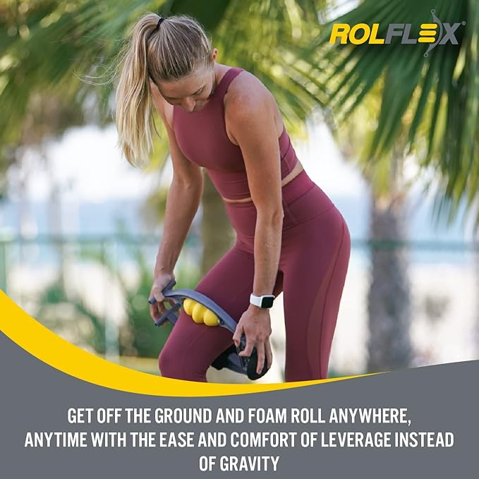 Rolflex Arm & Leg Massager Roller ??Muscle Roller to Address Golfer?™s Elbow, Tennis Elbow, Carpal Tunnel & More ??Arm & Leg Massage Roller for Muscle Tightness & Faster Recovery