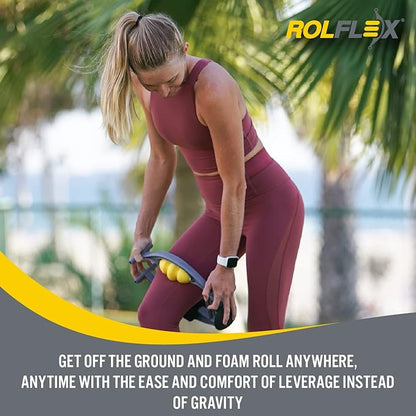 Rolflex Arm & Leg Massager Roller ??Muscle Roller to Address Golfer?™s Elbow, Tennis Elbow, Carpal Tunnel & More ??Arm & Leg Massage Roller for Muscle Tightness & Faster Recovery