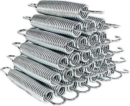 50 Pack Trampoline Springs 5.5” Heavy Duty Galvanized Steel Replacement Trampoline Parts Springs with T Hook,Trampoline Accessories