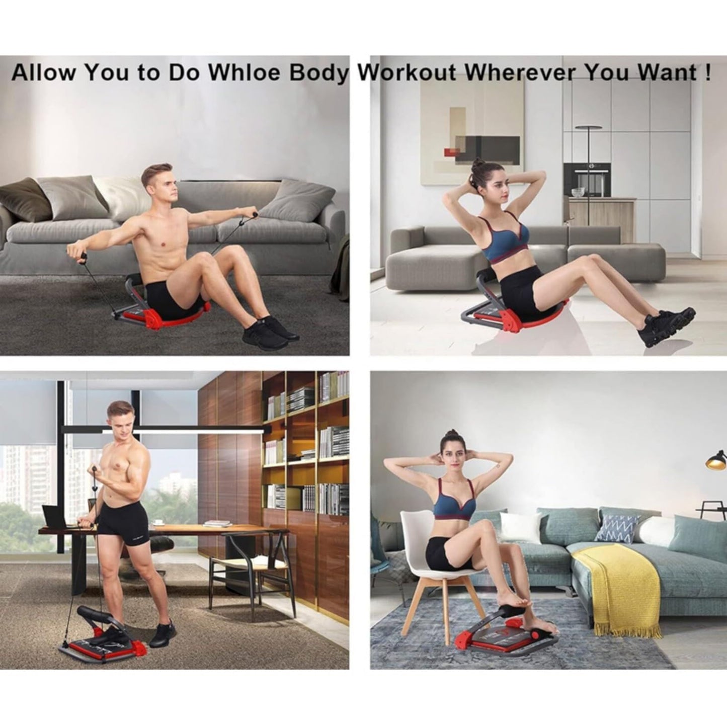 Ab Machine Ab Workout Equipment Sit Up Machine & Exercise Equipment Ab Crunch Machine for Stomach