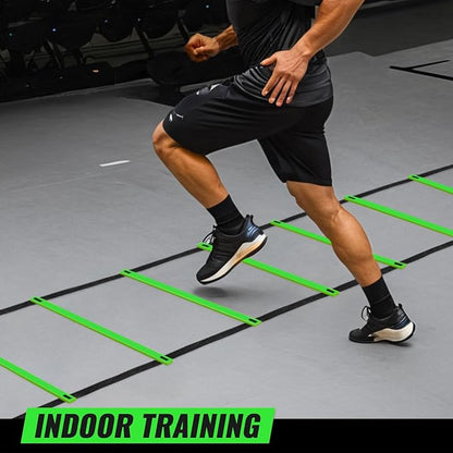 Teenitor Agility Ladder Speed Ladder Training Ladder for Soccer, Speed, Football Fitness Feet Training Carry Bag Agility Training Equipment 13 rungs, 23 feet