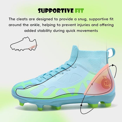 Soccer Cleats Kids Boys Girls Athletic Outdoor Football Shoes